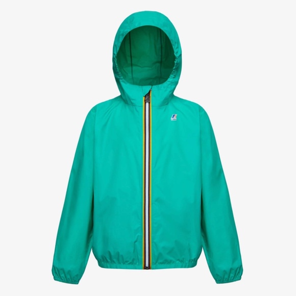 K-Way Intense Pink Packable Windbreaker Size 10 - Picture 1 of 6